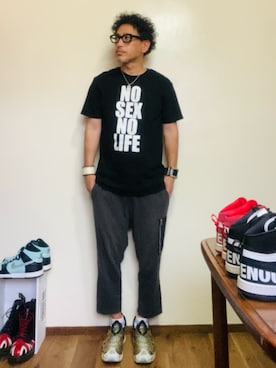 「アイテム（Tシャツ/カットソー）」を使った、GOODMAN®️さん（メンズ・168cm・50代）の夏コーディネート