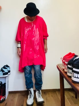 「アイテム（帽子）」を使った、GOODMAN®️さん（メンズ・168cm・50代）の夏コーディネート