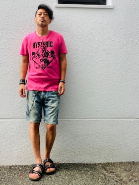 「HYSTERIC GLAMOUR（ヒステリックグラマー）のアイテム」を使った、GOODMAN®️さん（メンズ・168cm・40代）の夏コーディネート