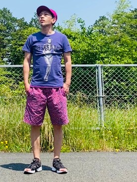 Gu ジーユー のその他パンツ ピンク系 を使ったメンズ人気ファッションコーディネート Wear