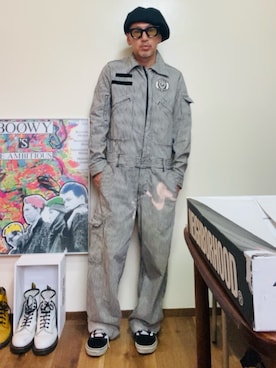 「CPH（シーピーエイチ）のアイテム」を使った、GOODMAN®️さん（メンズ・168cm）の秋コーディネート