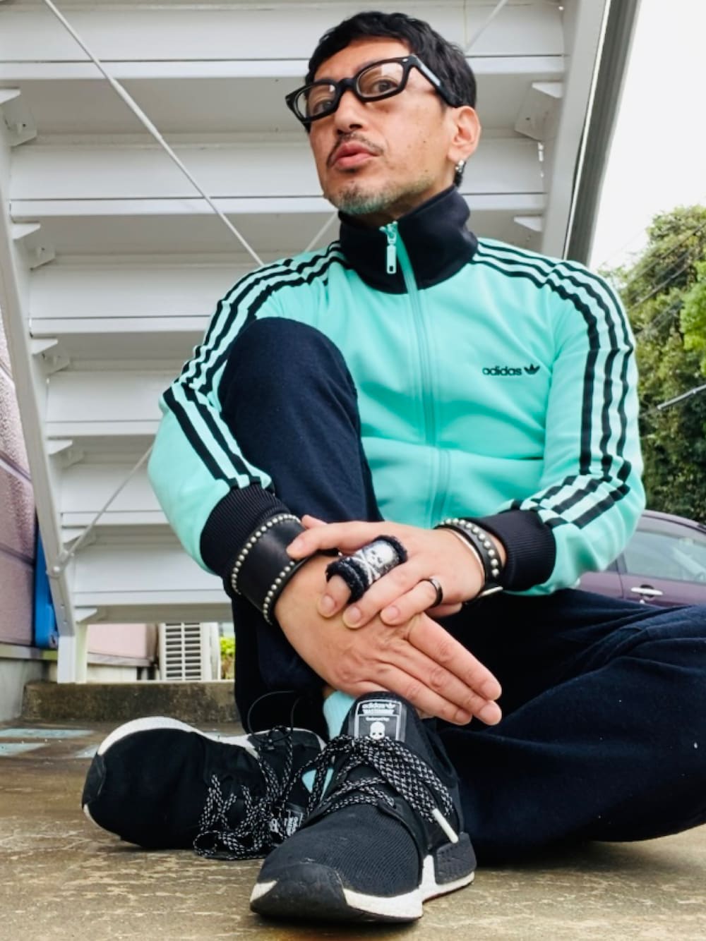 adidas Originalsのジャージを使った「ミントグリーン」の人気