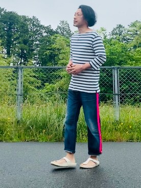 白サンダル のメンズ人気ファッションコーディネート Wear