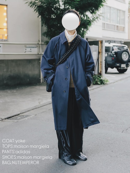 yoke 20ss コート YOKE◇20SS/DOWNSIZING BALL COLLAR COAT/XS/コットン/マルチ