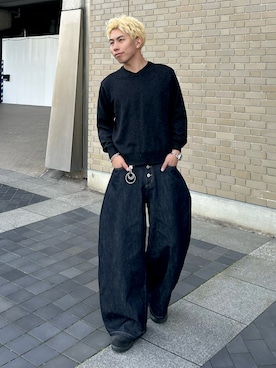 「TEN.（テン）のアイテム」を使った、蘭丸さん（メンズ・175cm）の冬コーディネート