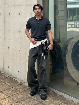 蘭丸さん(メンズ・175cm)の夏コーディネート