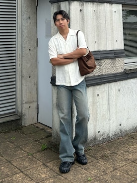 蘭丸さん(メンズ・175cm)の夏コーディネート