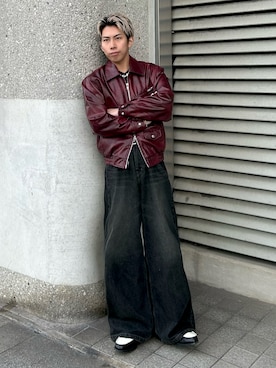 蘭丸さん（メンズ・175cm）の秋コーディネート