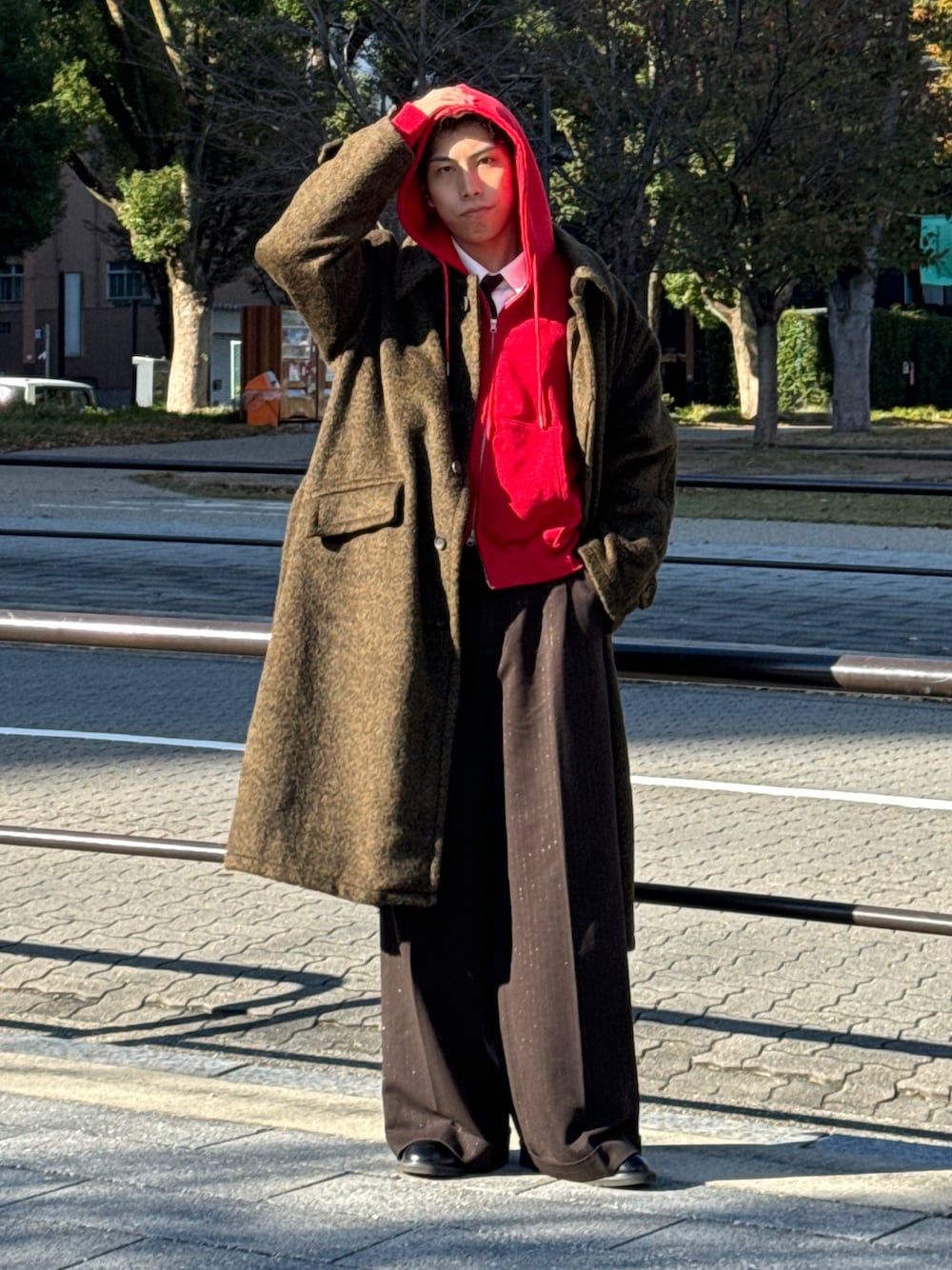 soerte ウールブレンドシャギーオーバーコート サイズ soerte（ソエルテ）の「WOOL BLEND SHAGGY OVER COAT/ウール