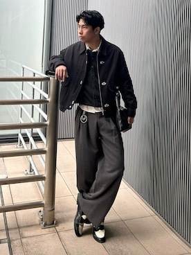 蘭丸さん（メンズ・175cm）の春コーディネート