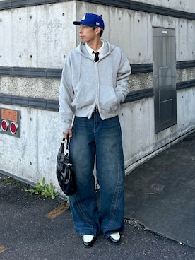 「アイテム（ネクタイ）」を使った、蘭丸さん（メンズ・175cm）の秋コーディネート