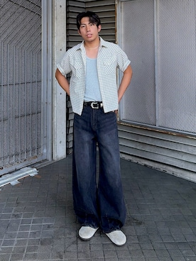 蘭丸さん(メンズ・175cm)の夏コーディネート