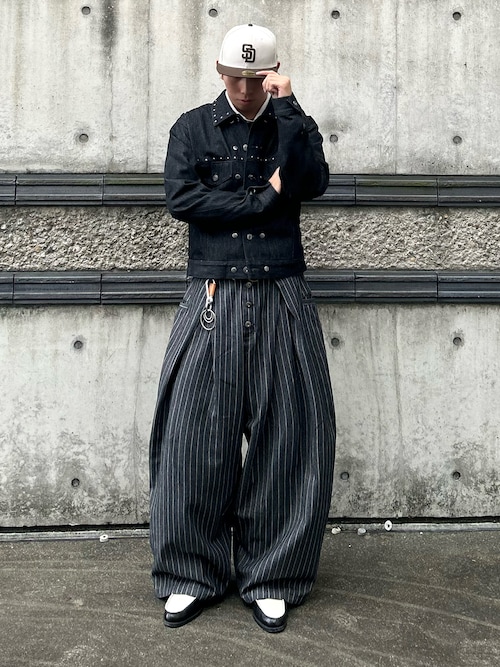 Studs Design Rigid Denim Jacket / スタッズデザインリジッドデニム