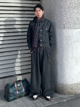 蘭丸さん（メンズ・175cm）の冬コーディネート