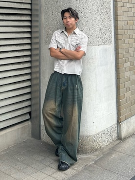 蘭丸さん（メンズ・175cm）の夏コーディネート