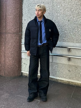 蘭丸さん（メンズ・175cm）の冬コーディネート