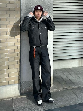 蘭丸さん（メンズ・175cm）の春コーディネート