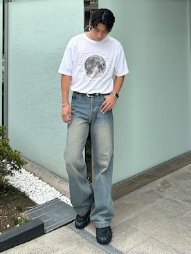 「CIAOPANIC TYPY（チャオパニックティピー）のアイテム」を使った、蘭丸さん（メンズ・175cm）の夏コーディネート