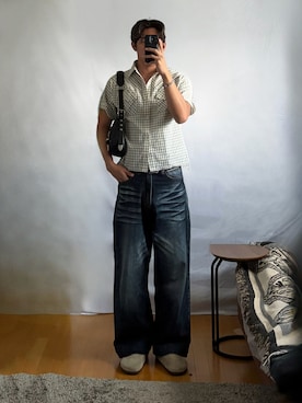 蘭丸さん(メンズ・175cm)の夏コーディネート