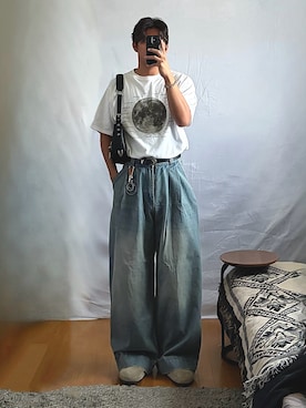 蘭丸さん(メンズ・175cm)の夏コーディネート