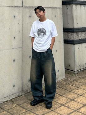 「CIAOPANIC TYPY（チャオパニックティピー）のアイテム」を使った、蘭丸さん（メンズ・175cm）の夏コーディネート