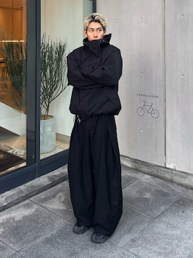 「アイテム（キーケース/キーアクセサリー）」を使った、蘭丸さん（メンズ・175cm・20代）の秋コーディネート