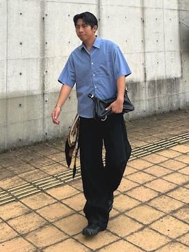 蘭丸さん(メンズ・175cm)の夏コーディネート