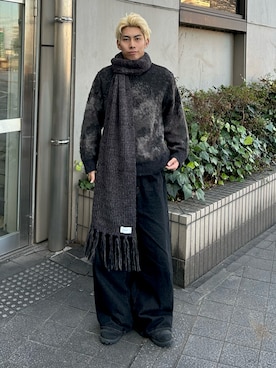 蘭丸さん（メンズ・175cm）の冬コーディネート