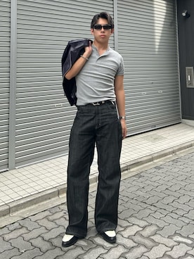 蘭丸さん（メンズ・175cm）の春コーディネート