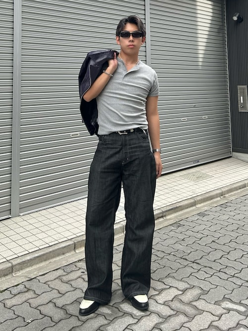 Regen Glanz ジーンズ straight selvedge denim/ストレート