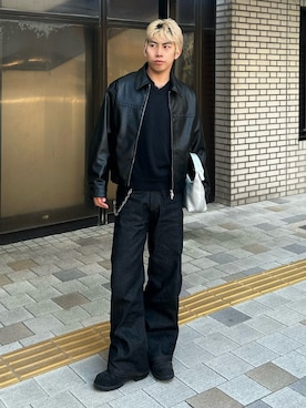 蘭丸さん（メンズ・175cm）の冬コーディネート