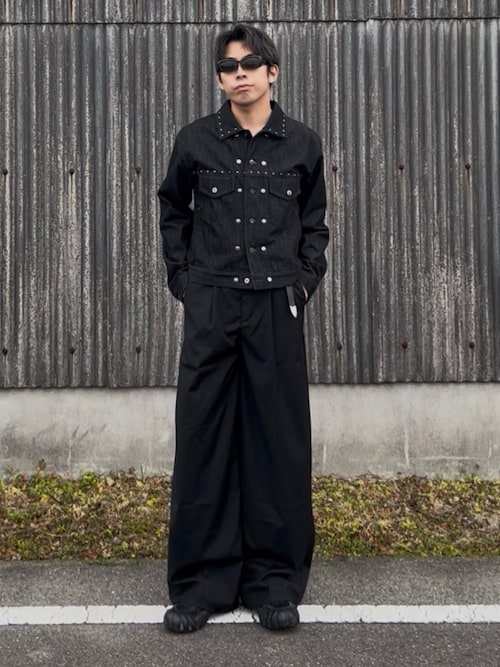 Studs Design Rigid Denim Jacket / スタッズデザインリジッドデニム