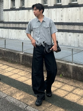 蘭丸さん（メンズ・175cm）の夏コーディネート