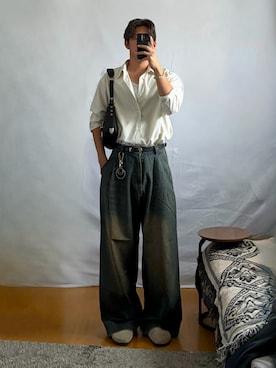 蘭丸さん(メンズ・175cm)の夏コーディネート