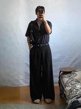 蘭丸さん(メンズ・175cm)の夏コーディネート