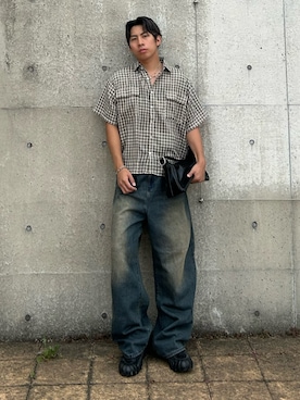 蘭丸さん(メンズ・175cm)の夏コーディネート