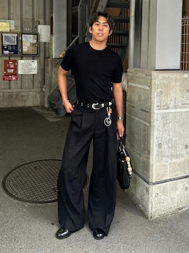 蘭丸さん(メンズ・175cm)の夏コーディネート
