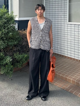 蘭丸さん(メンズ・175cm)の夏コーディネート