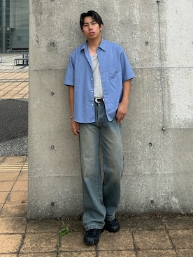 蘭丸さん(メンズ・175cm)の夏コーディネート