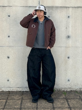 「アイテム（ブーツ）」を使った、蘭丸さん（メンズ・175cm・20代）の秋コーディネート