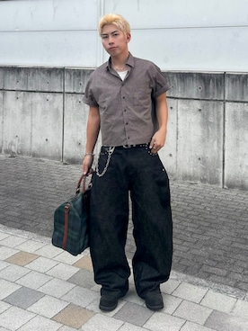 「POLO RALPH LAUREN（ポロ ラルフ ローレン）のアイテム」を使った、蘭丸さん（メンズ・175cm）の夏コーディネート