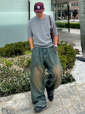 蘭丸さん（メンズ・175cm）の夏コーディネート