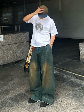 蘭丸さん（メンズ・175cm）の春コーディネート