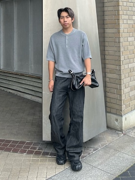 蘭丸さん（メンズ・175cm）の夏コーディネート