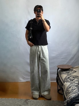 蘭丸さん(メンズ・175cm)の夏コーディネート