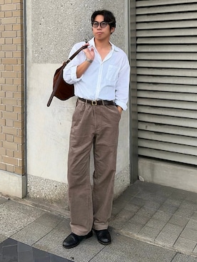 蘭丸さん（メンズ・175cm）の秋コーディネート