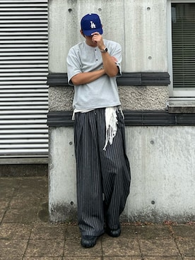 蘭丸さん(メンズ・175cm)の夏コーディネート