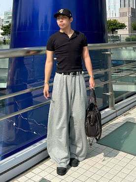蘭丸さん(メンズ・175cm)の春コーディネート