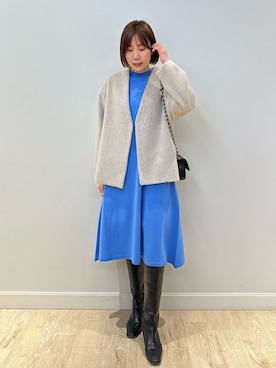 「NOLLEY’S Sophi（ノーリーズソフィ）のアイテム（その他アウター）」を使った、sakakibaraさん（レディース・168cm）の冬コーディネート
