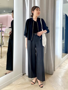 「NOLLEY’S（ノーリーズ）のアイテム（チョーカー）」を使った、sakakibaraさん（レディース・168cm）の春コーディネート